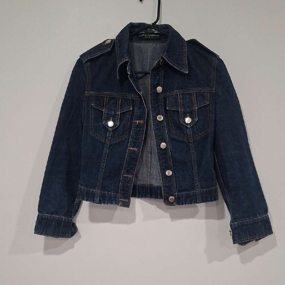 Dolce & Gabbana Women's Indigo Denim Jacket Size '40'